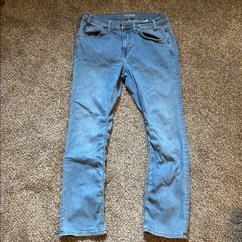 Tecovas Men's Premium Standard Jeans 32x32 - light wash